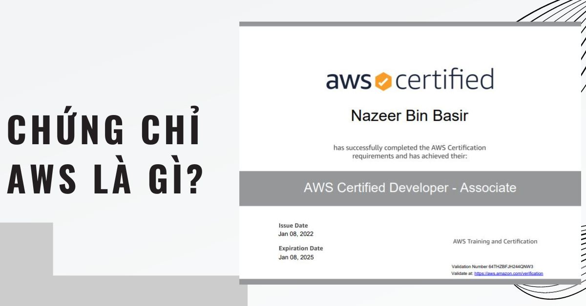 Chứng chỉ AWS là gì?