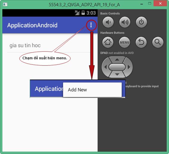Sqlite trong android