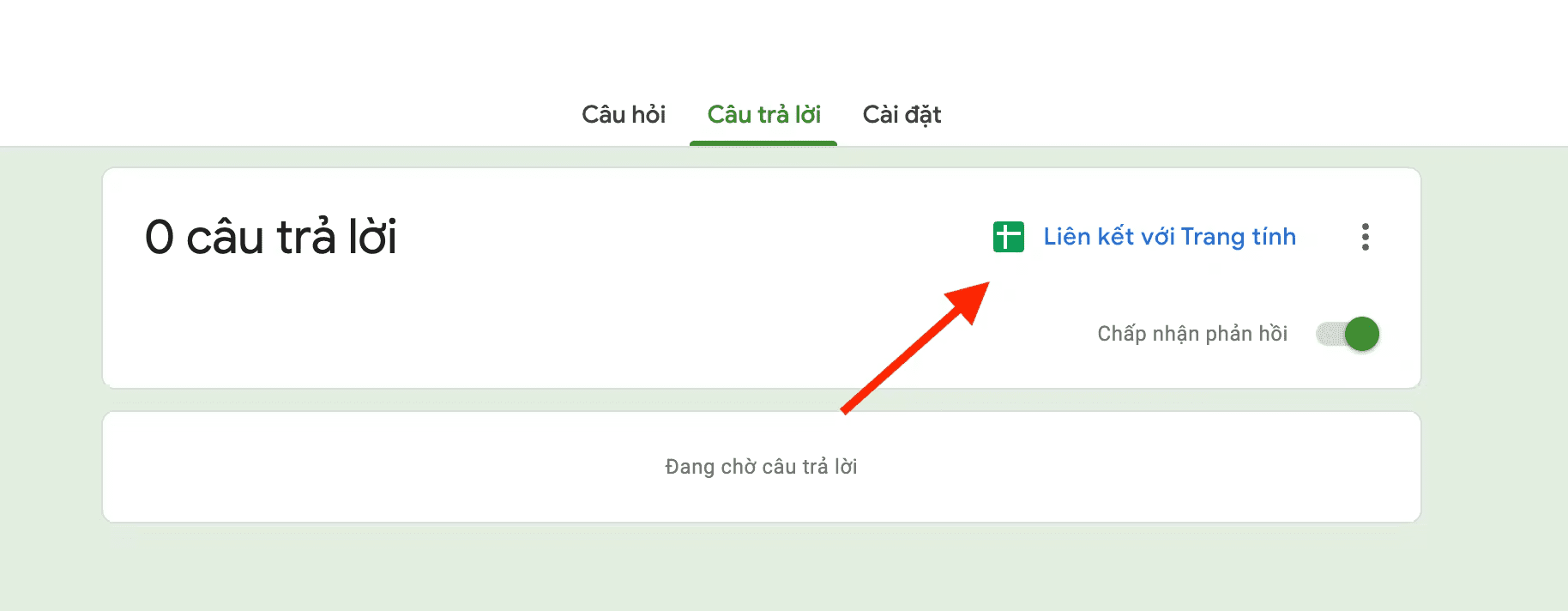 Liên kết Google Sheet
