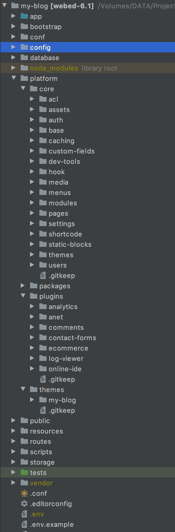 webed-cms-structure