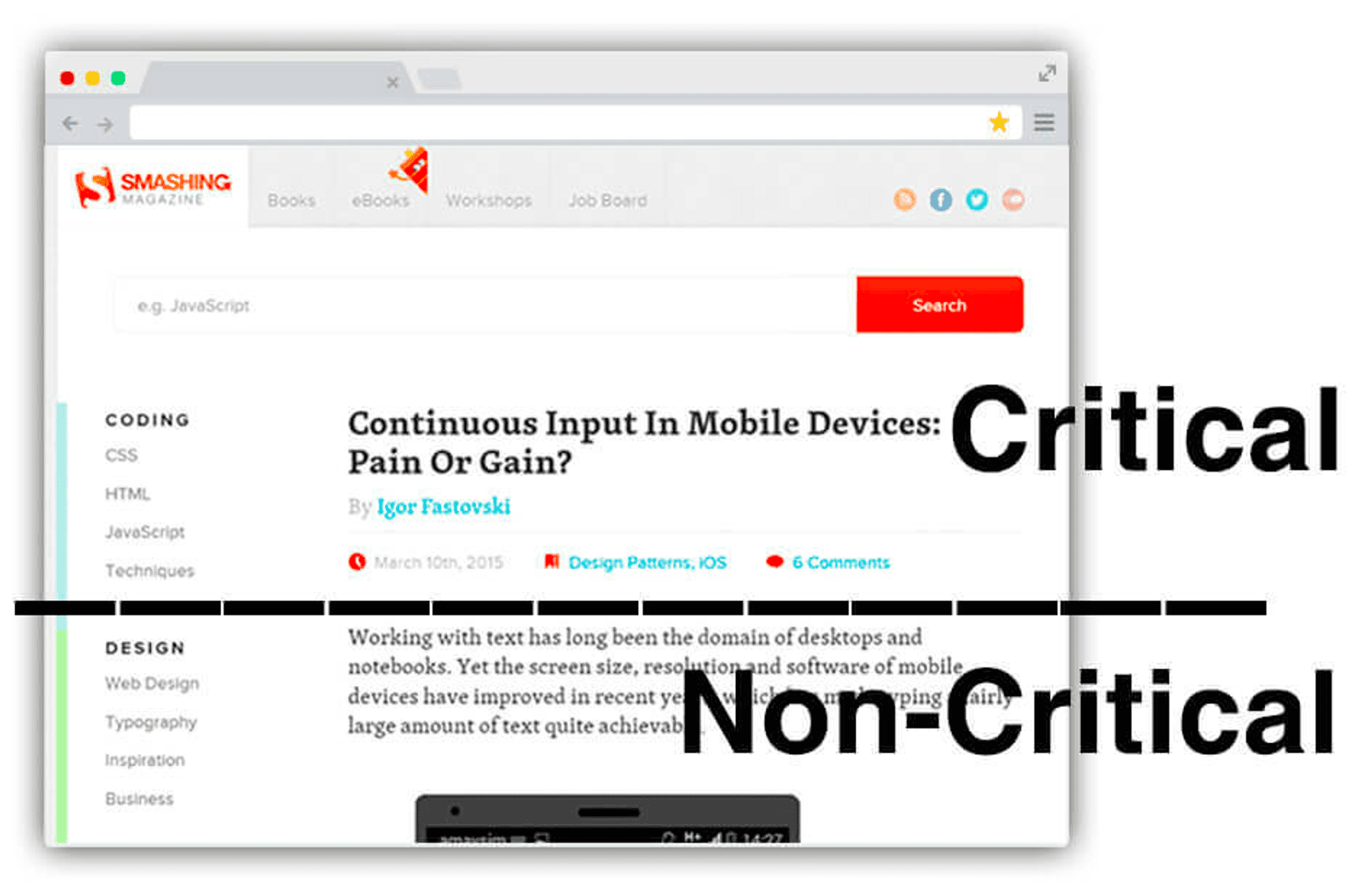 CSS critical