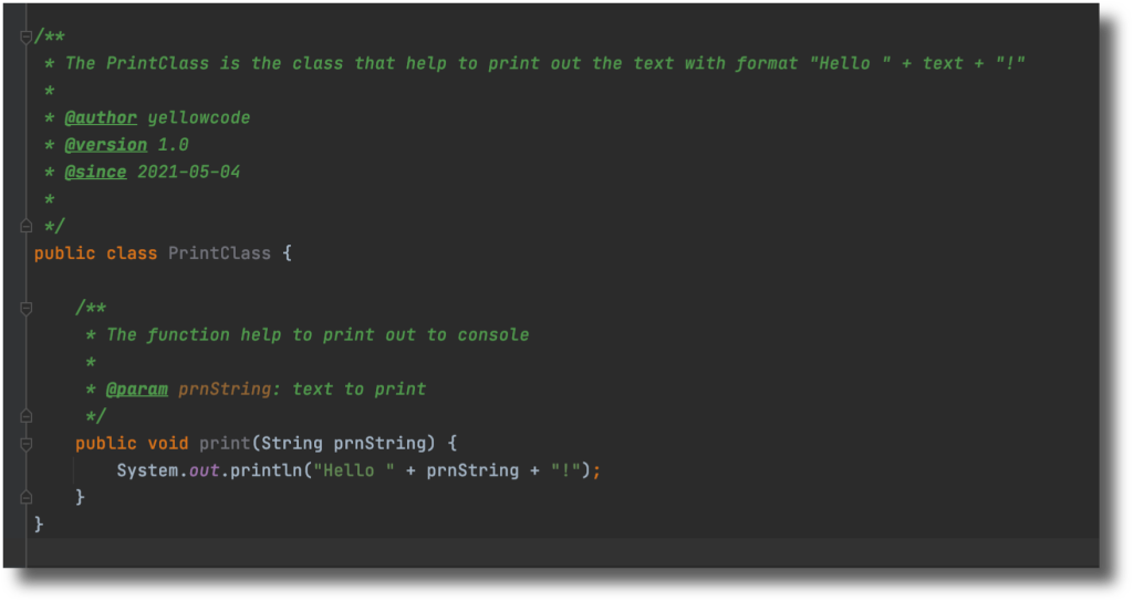 Doc-Comment -Javadoc-Trong-Java