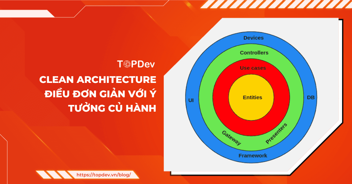 Clean Architecture – Điều đơn giản với ý tưởng củ hành