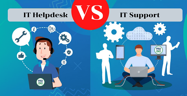 Phân biệt IT Helpdesk và IT Support