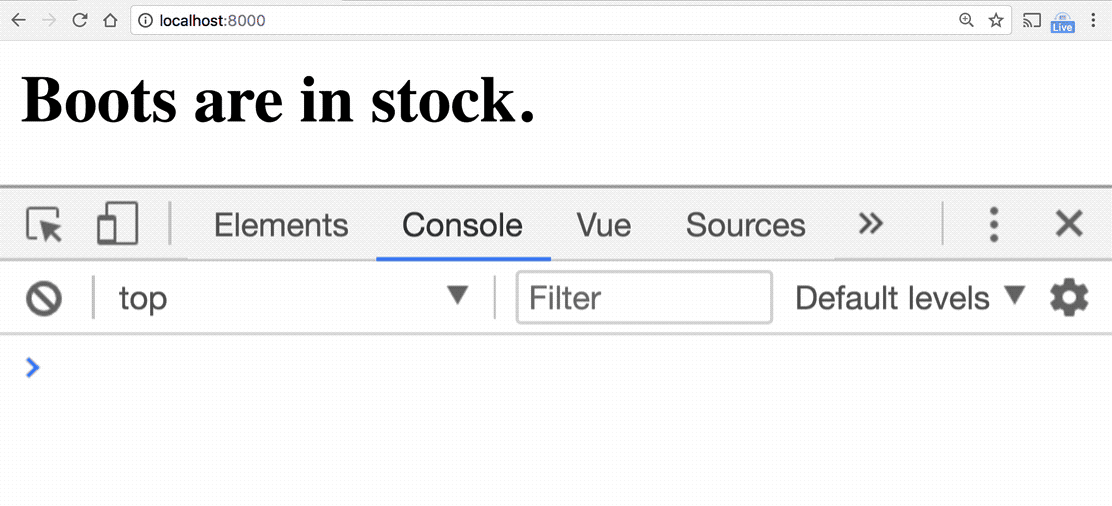 Vue.js frontend