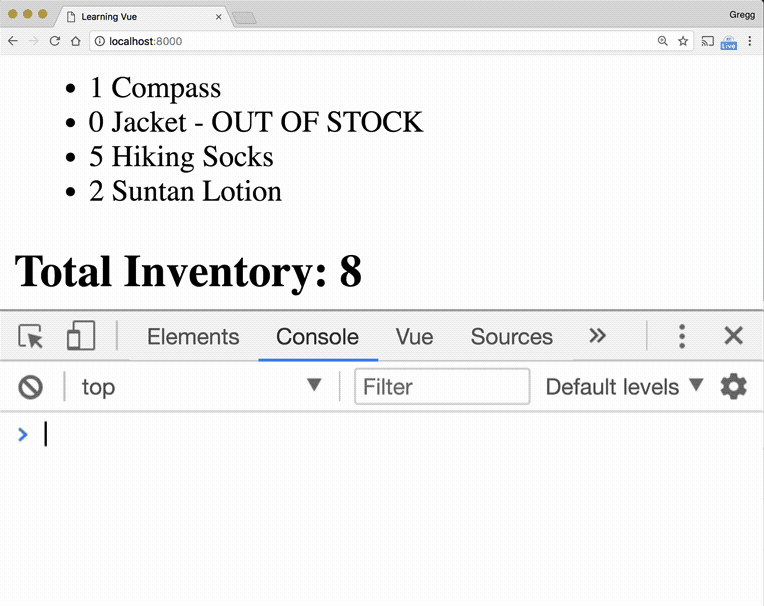 Vue.js frontend