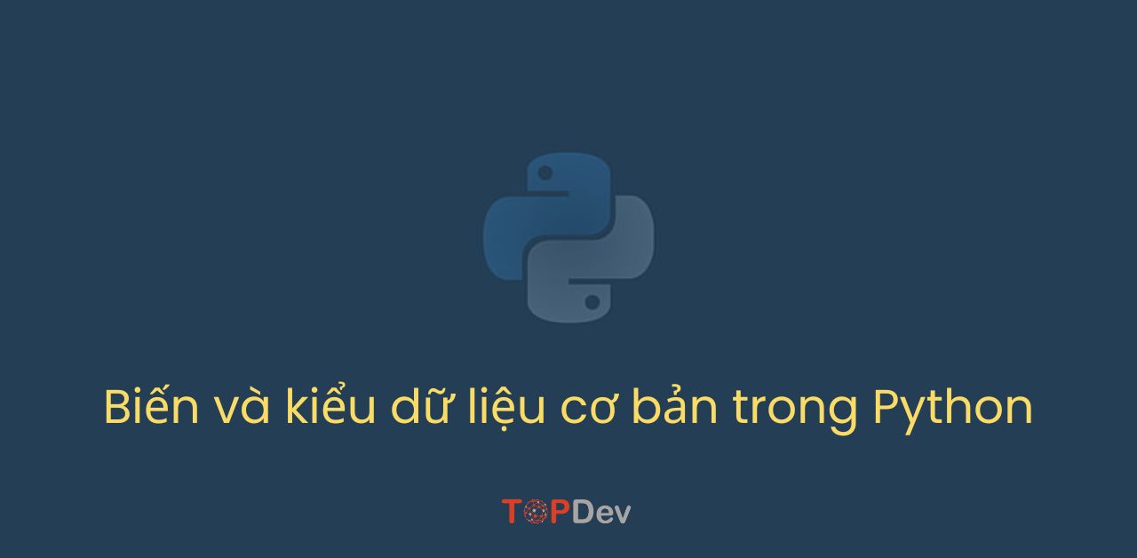 Biến và kiểu dữ liệu cơ bản trong Python